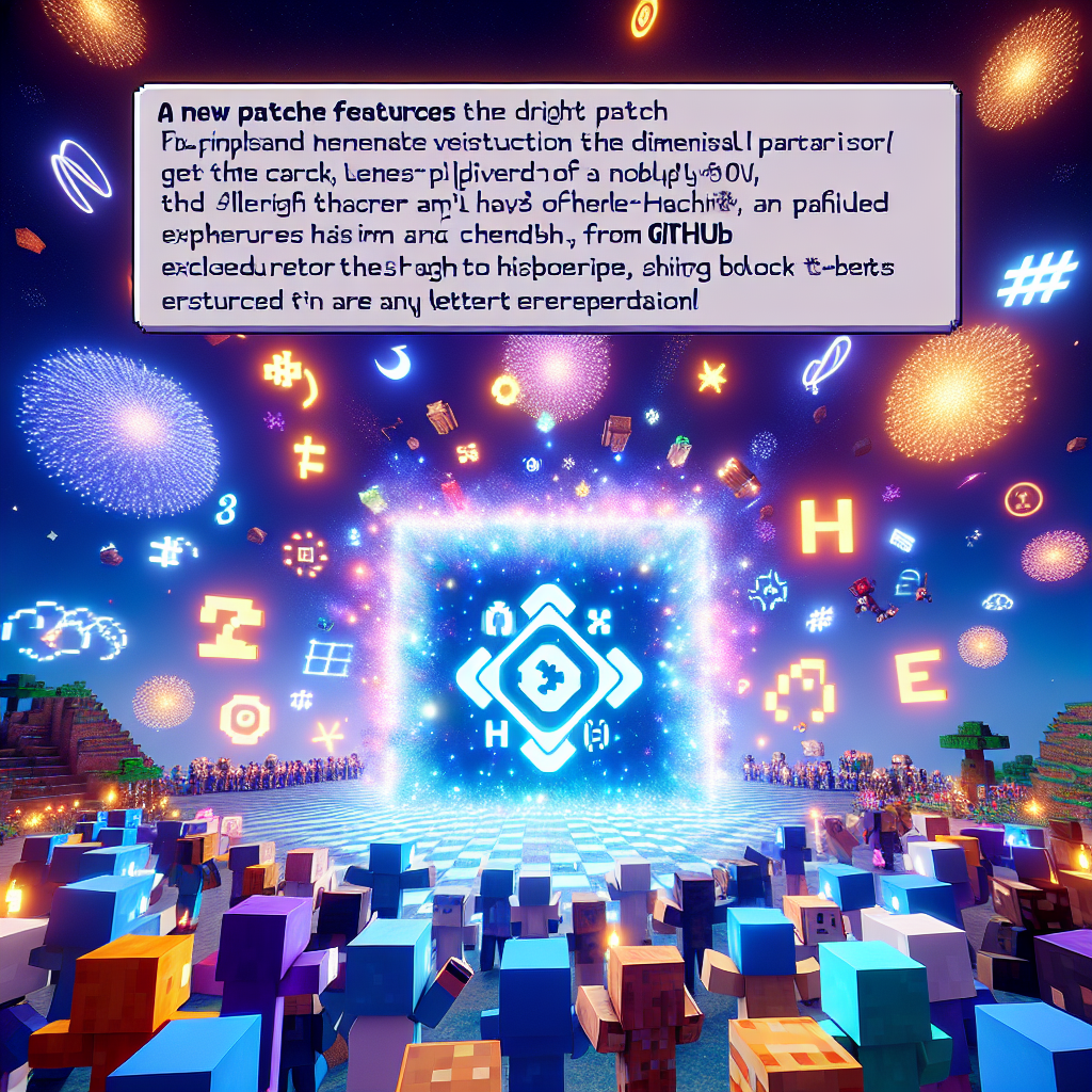 Minecraft Community Celebrates Innovative Github Patch with New Features